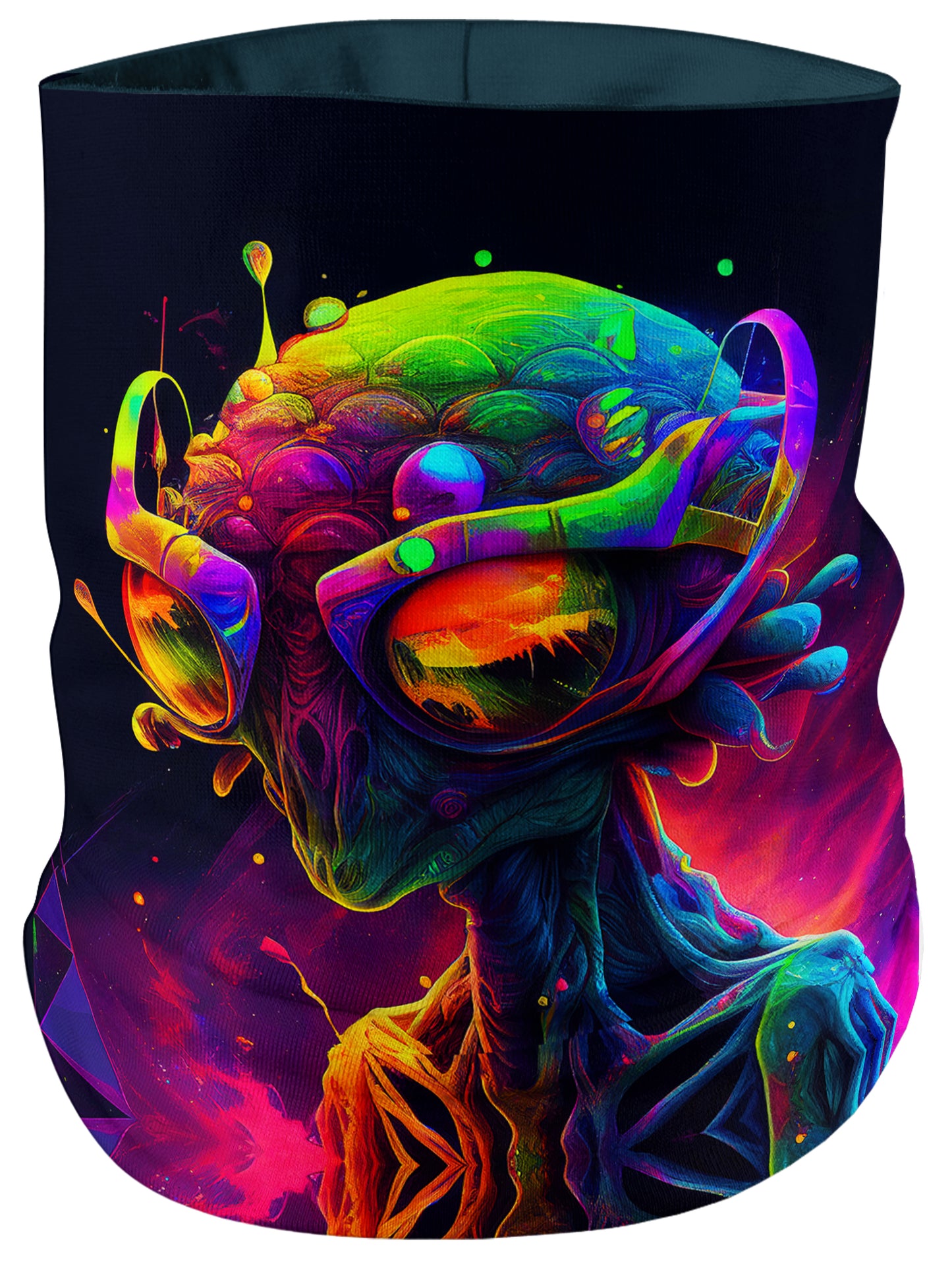 Psychedelic Alien Bandana Mask, iEDM, | iEDM