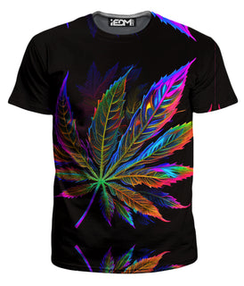 iEDM - Blacklight Weed Men's T-Shirt
