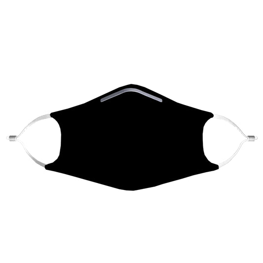 Black Face Mask With (4) PM 2.5 Carbon Inserts, iEDM, | iEDM