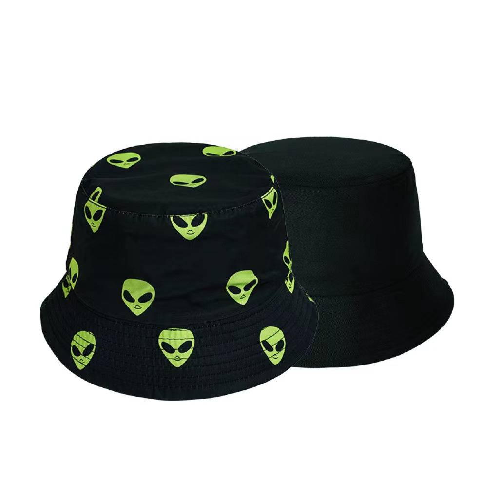 ET Green EL Wire Light-Up Bucket Hat, iEDM, | iEDM
