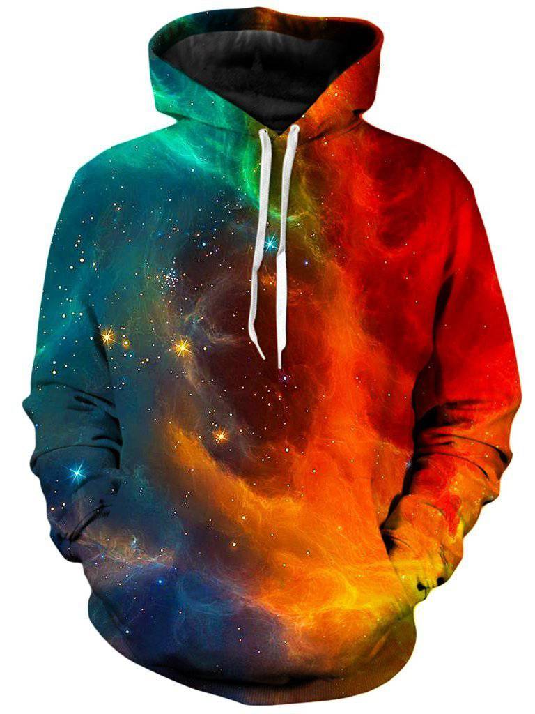 Fire and Ice Galaxy Hoodie and Joggers Combo, iEDM, | iEDM