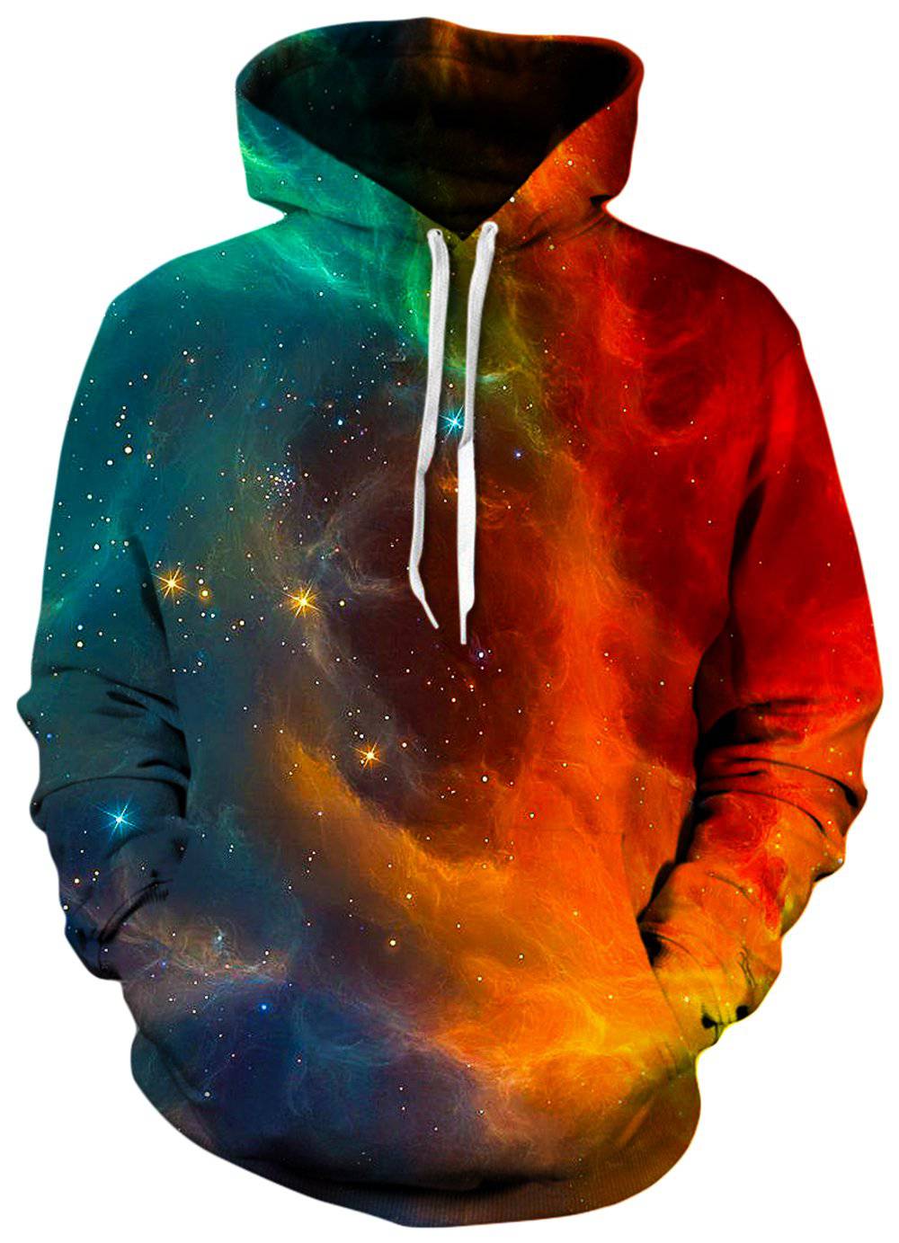Fire and Ice Galaxy Hoodie and Joggers with PM 2.5 Face Mask Combo, iEDM, | iEDM