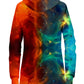 Fire and Ice Galaxy Hoodie Dress, iEDM, | iEDM