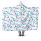 Flamingos Hooded Blanket, iEDM, | iEDM