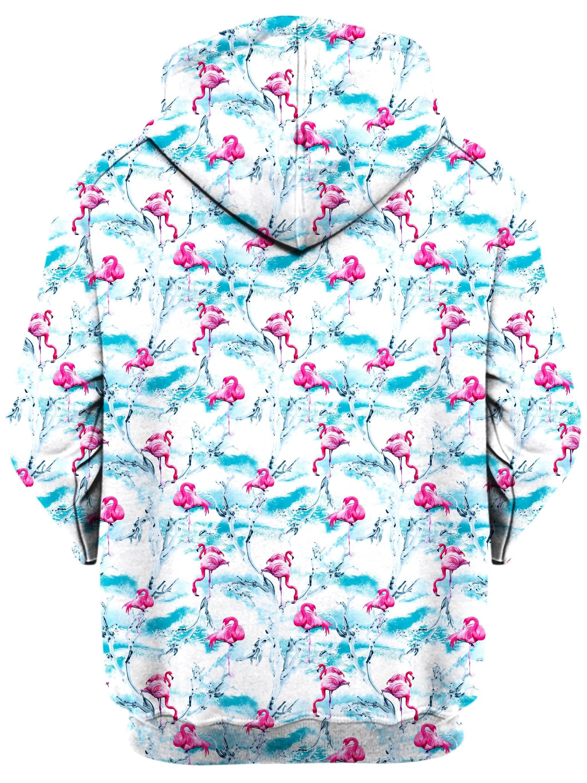 Flamingos Unisex Zip-Up Hoodie, iEDM, | iEDM
