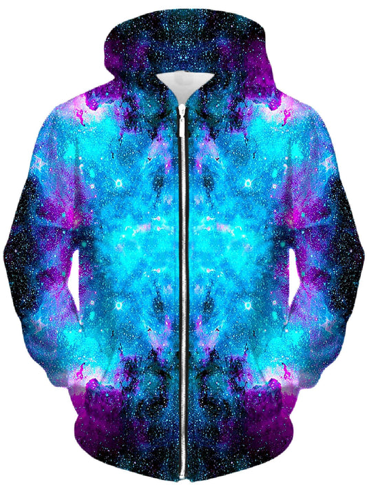 Galactic Spectrum Unisex Zip-Up Hoodie, iEDM, | iEDM
