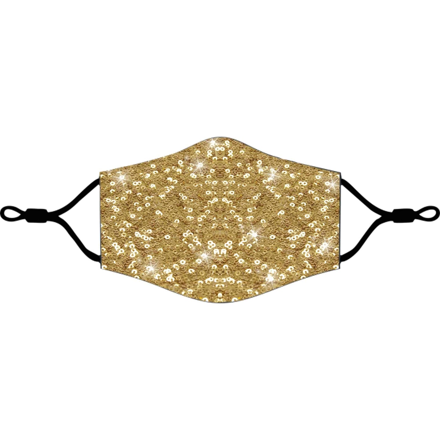Gold Sequin Face Mask, iEDM, | iEDM