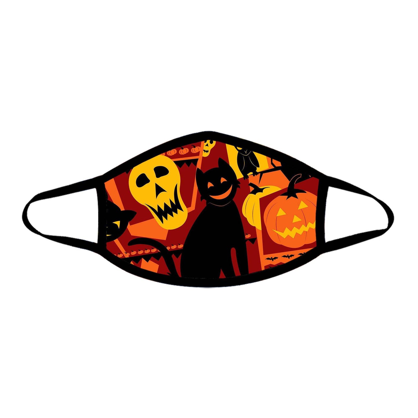Halloween Cat Cloth Face Mask, iEDM, | iEDM