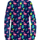 Neon Flamingos Hoodie Dress, iEDM, | iEDM