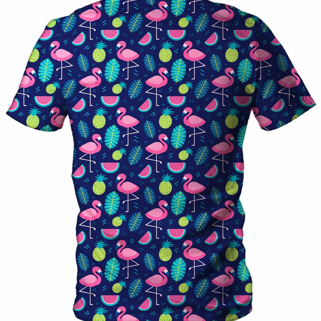 Neon Flamingos Men's T-Shirt, iEDM, | iEDM
