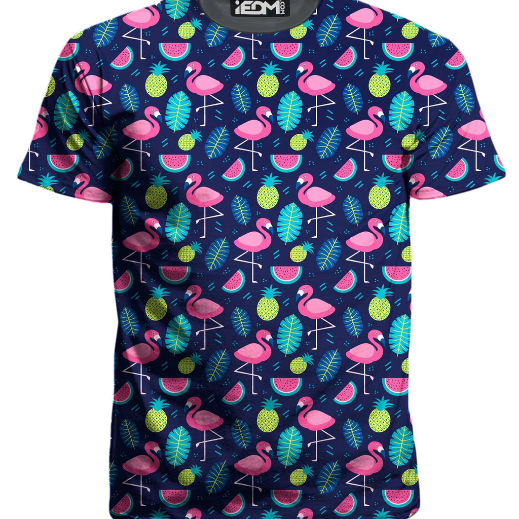 Neon Flamingos Men's T-Shirt, iEDM, | iEDM