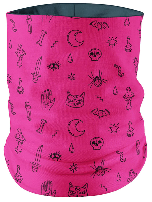 Pink Pattern Bandana Mask, iEDM, | iEDM