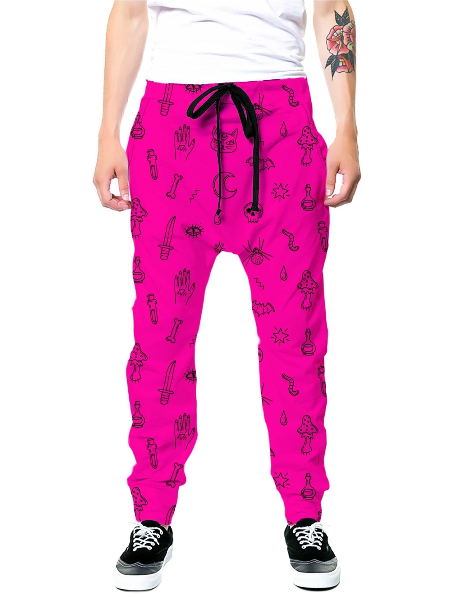 Pink Pattern Hoodie and Joggers Combo, iEDM, | iEDM