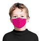 Pink Pattern Kids Face Mask With (4) PM 2.5 Carbon Inserts, iEDM, | iEDM