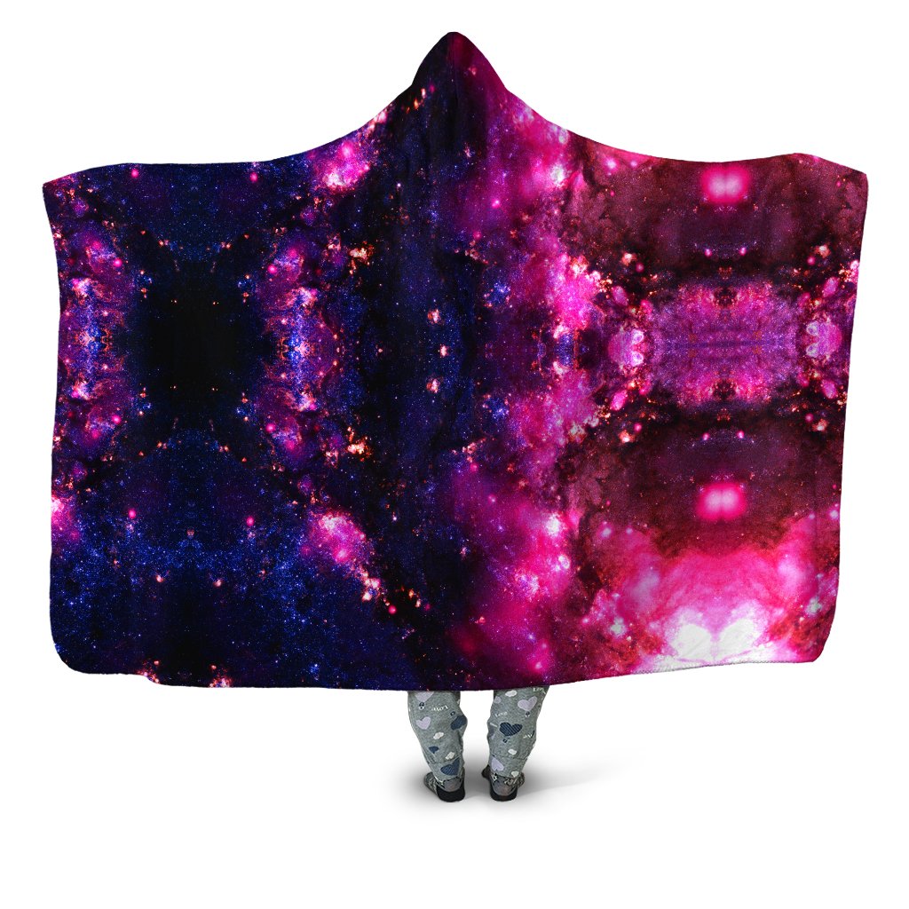 iEDM Purple Cosmos Hooded Blanket - iEDM