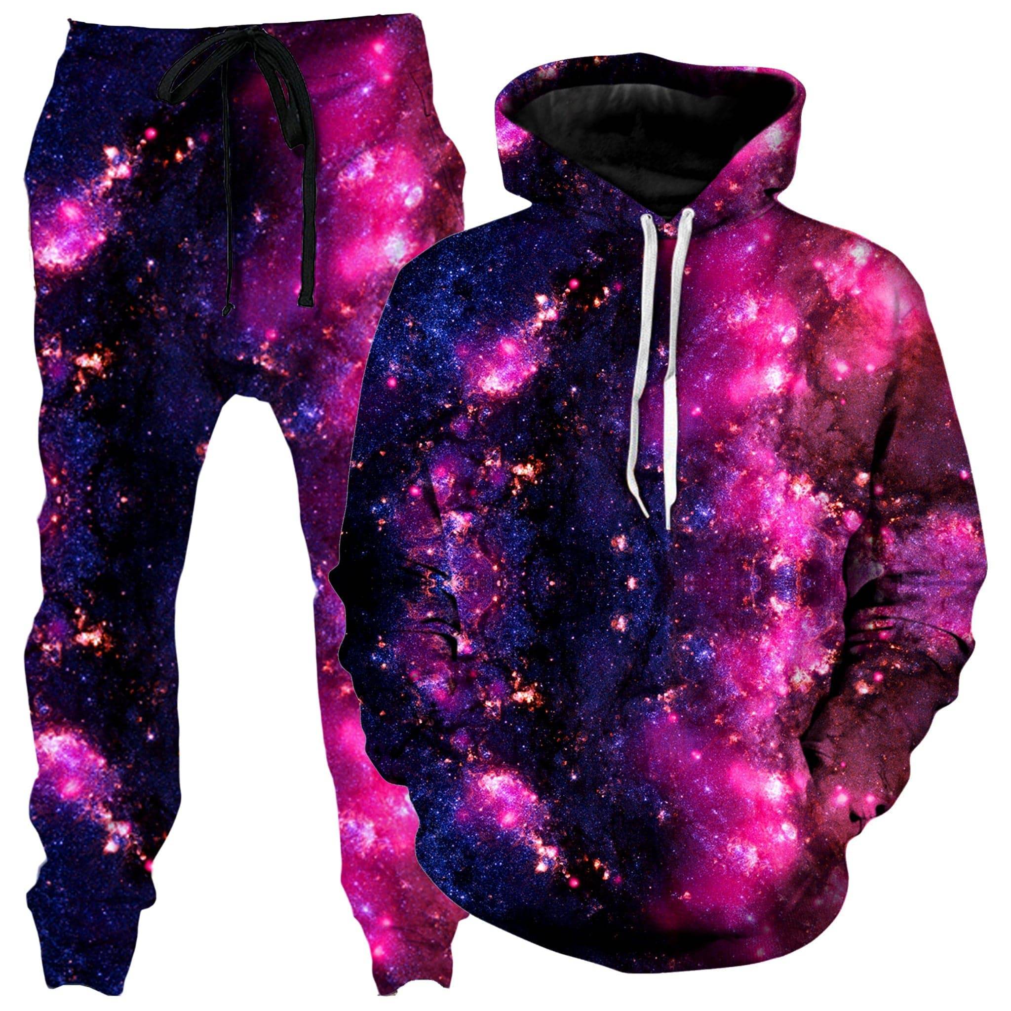 Purple Cosmos Hoodie and Joggers Combo iEDM