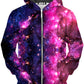 Purple Cosmos Unisex Zip-Up Hoodie, iEDM, | iEDM
