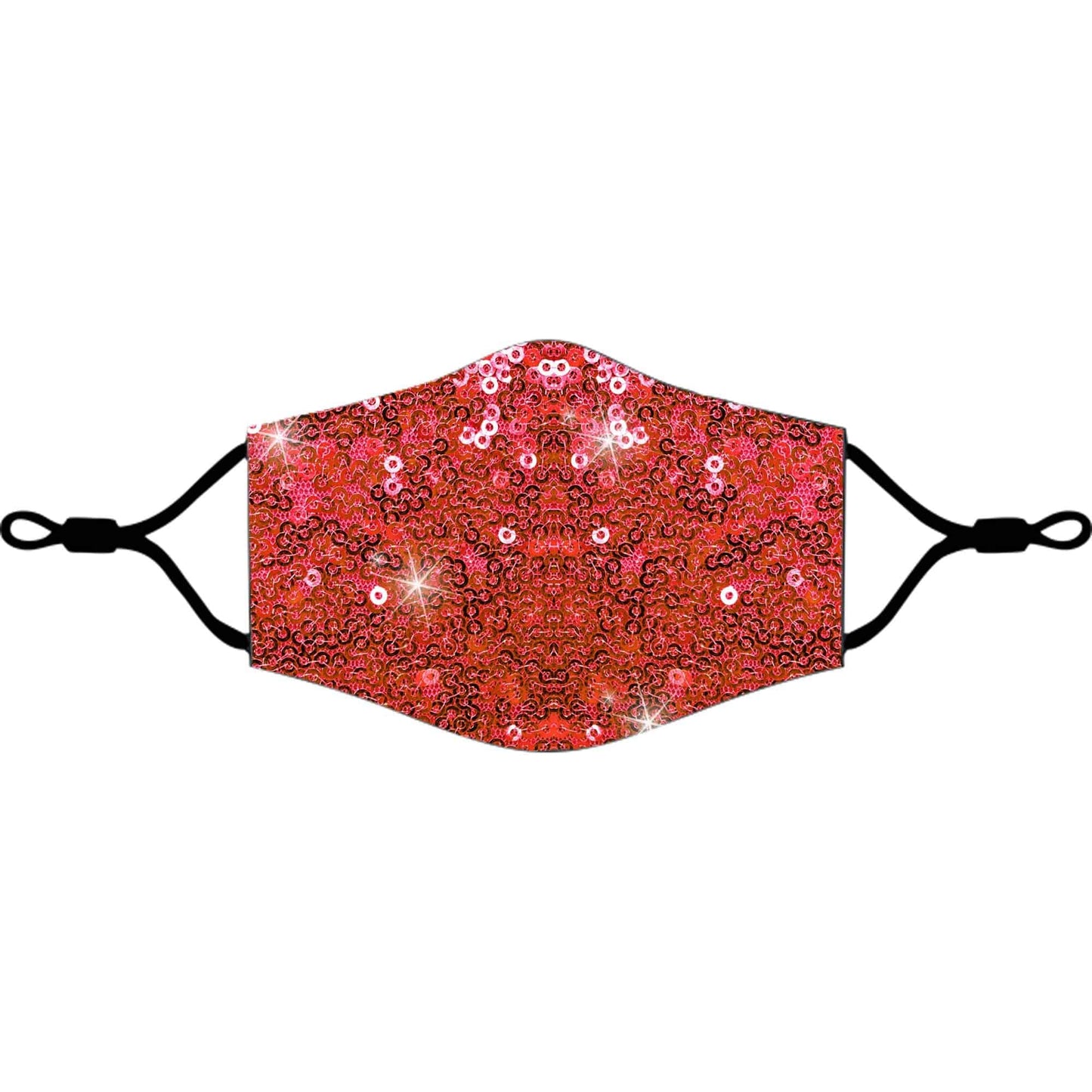 Red Sequin Face Mask, iEDM, | iEDM