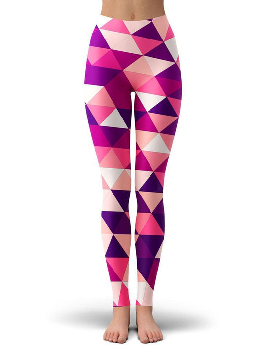 iEDM Triangulate Pink Leggings - iEDM