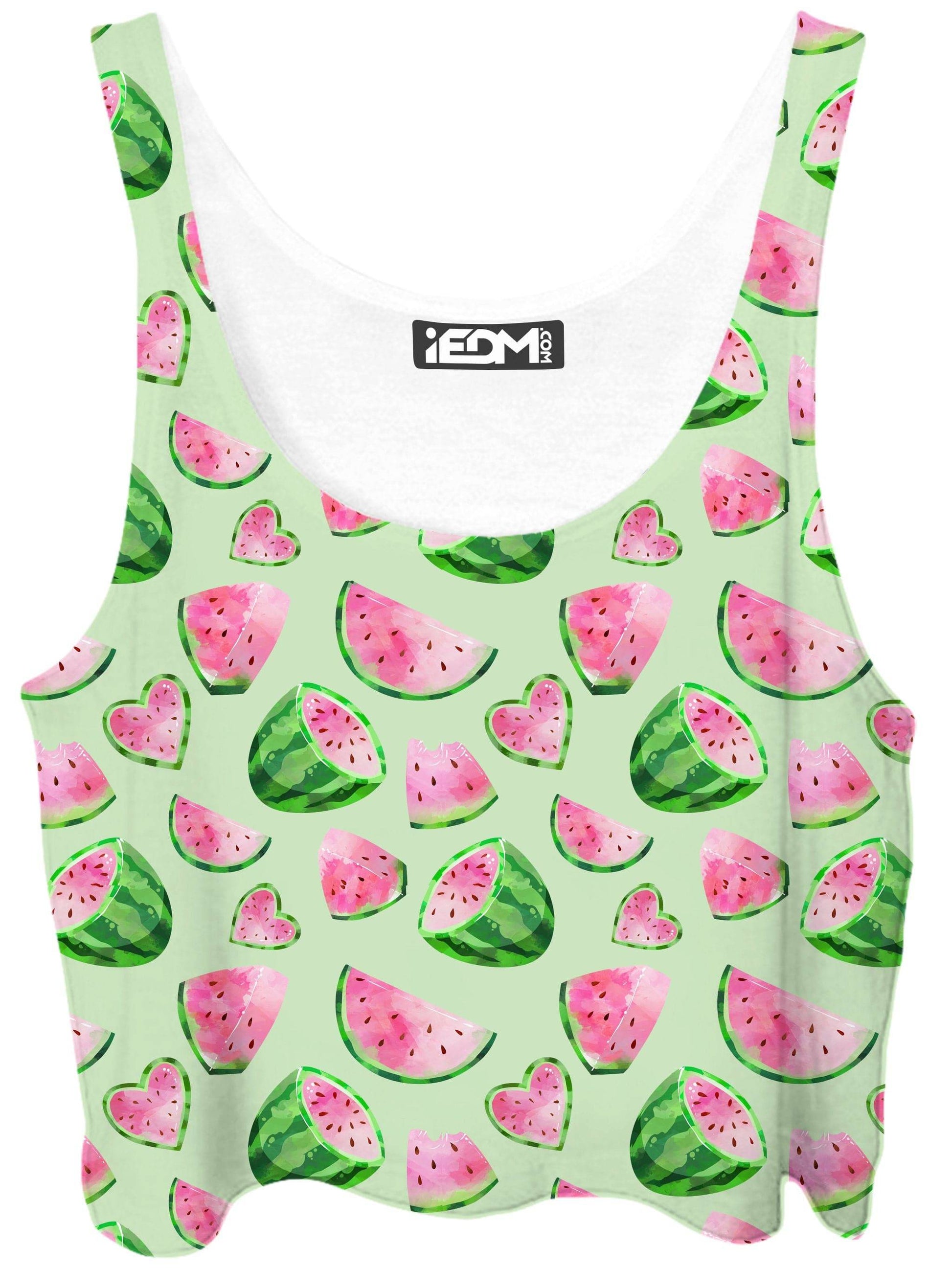 Watermelon Pattern Crop Top, iEDM, | iEDM