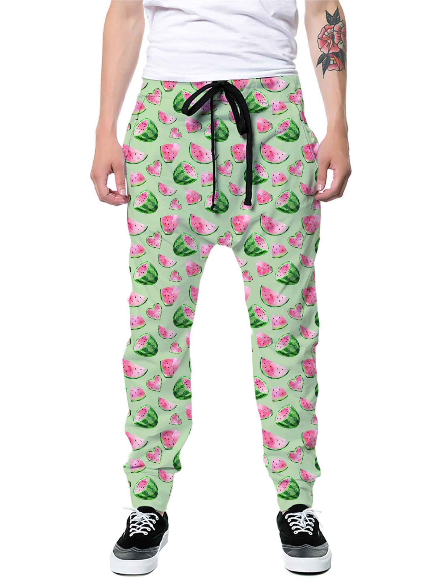 Watermelon Pattern Joggers, iEDM, | iEDM