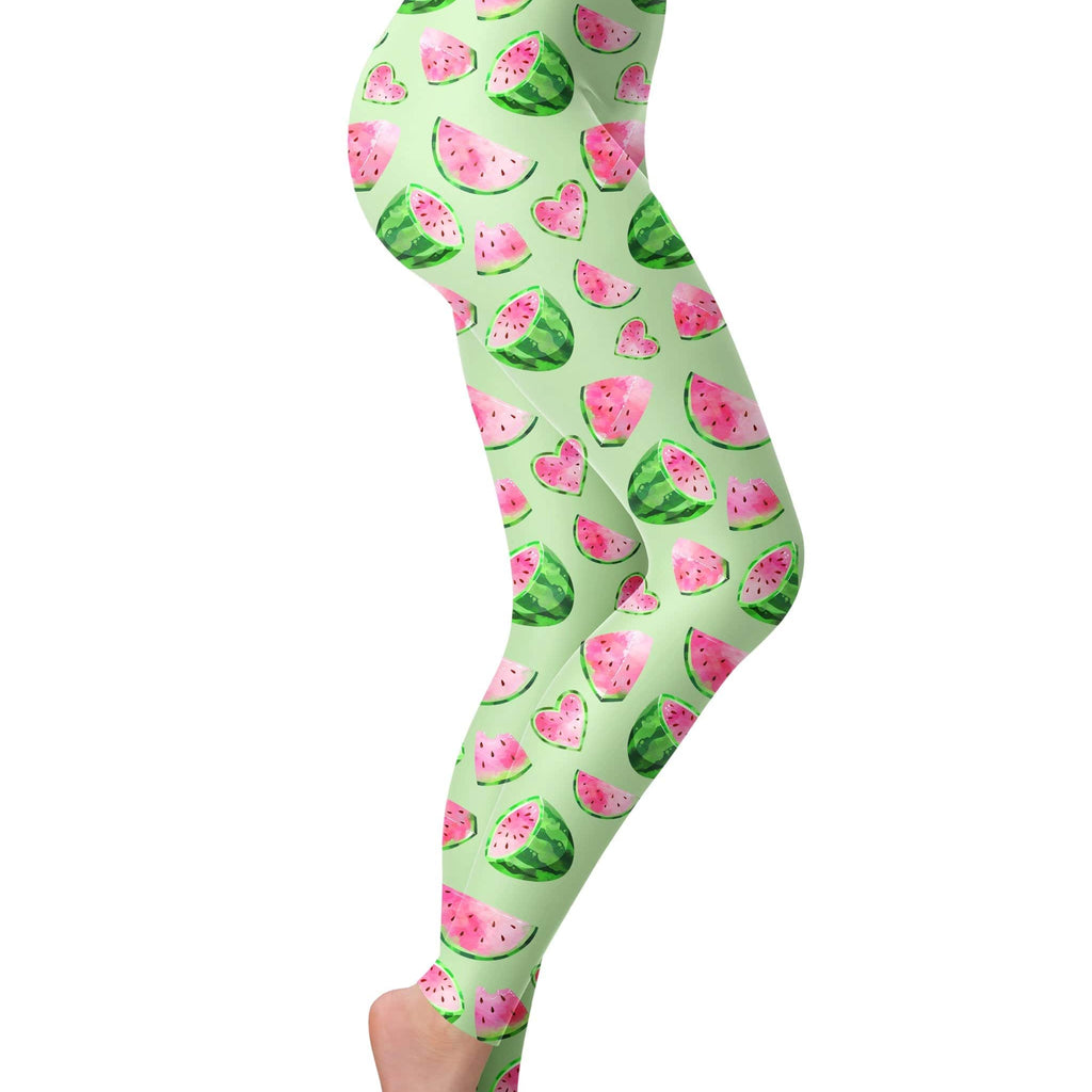 Watermelon Pattern Leggings, iEDM, | iEDM