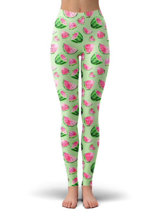 Watermelon Pattern Leggings, iEDM, | iEDM