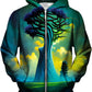 Illustrious Chain Unisex Zip-Up Hoodie, Gratefully Dyed, | iEDM