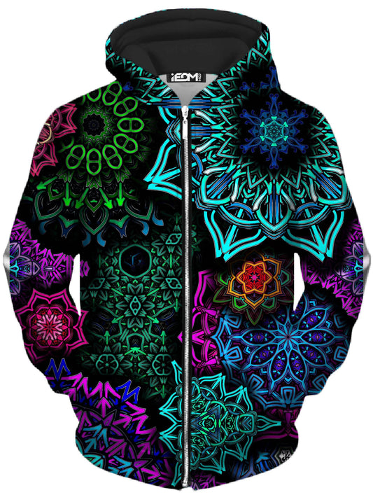 Space Invasion Unisex Zip-Up Hoodie, Jan Kruse, | iEDM