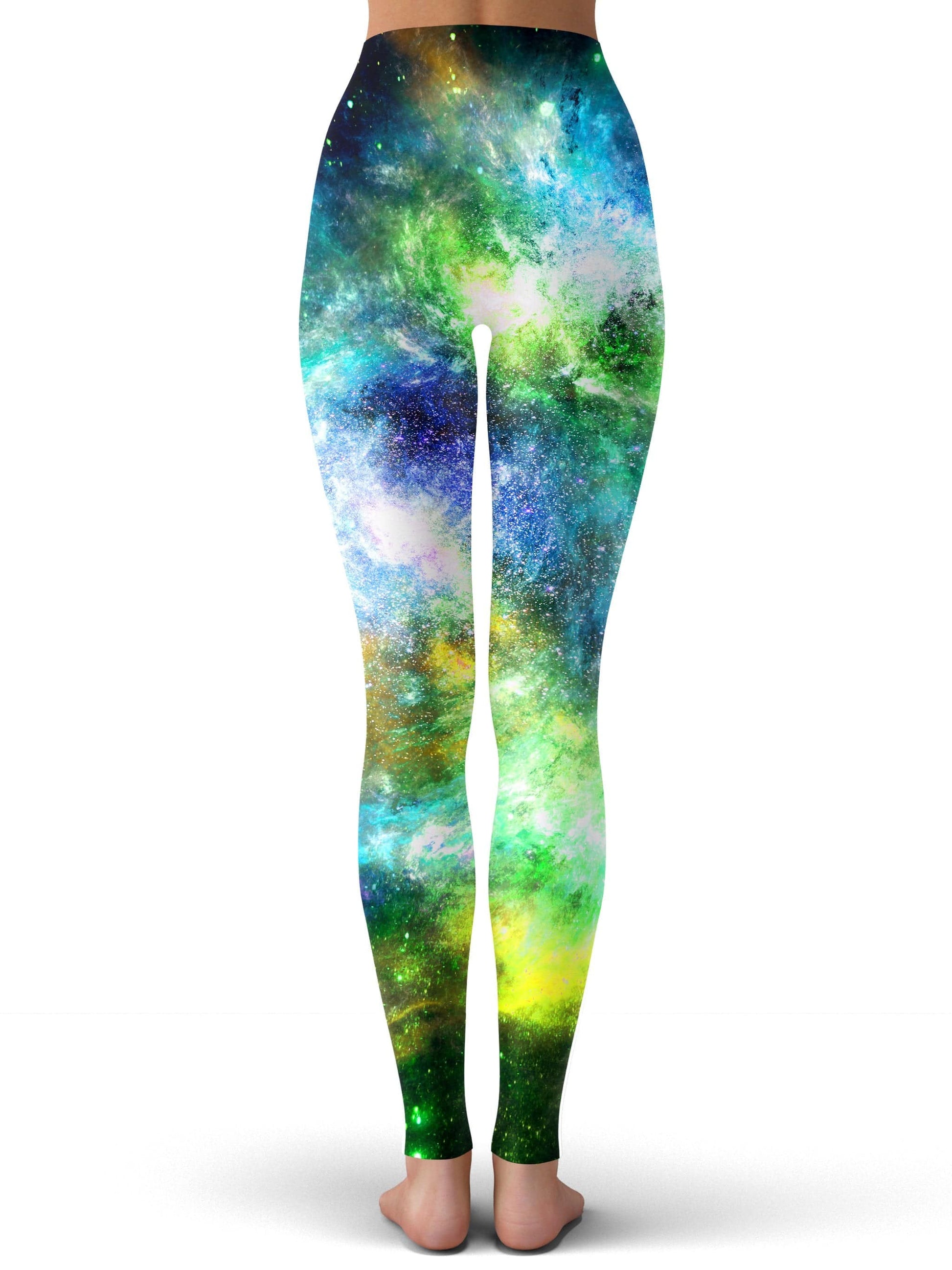 Green Psychedelic Nebula Leggings JTT – iEDM