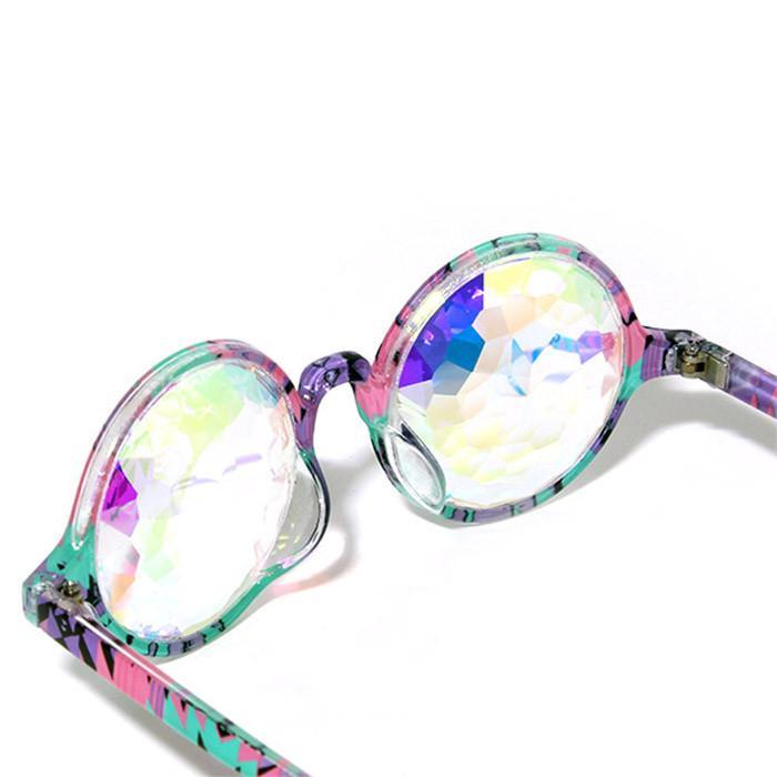 Aztec Kaleidoscope Glasses - Rainbow, Kaleidoscope, | iEDM
