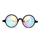 Black Kaleidoscope Glasses - Rainbow Wormhole, Kaleidoscope, | iEDM