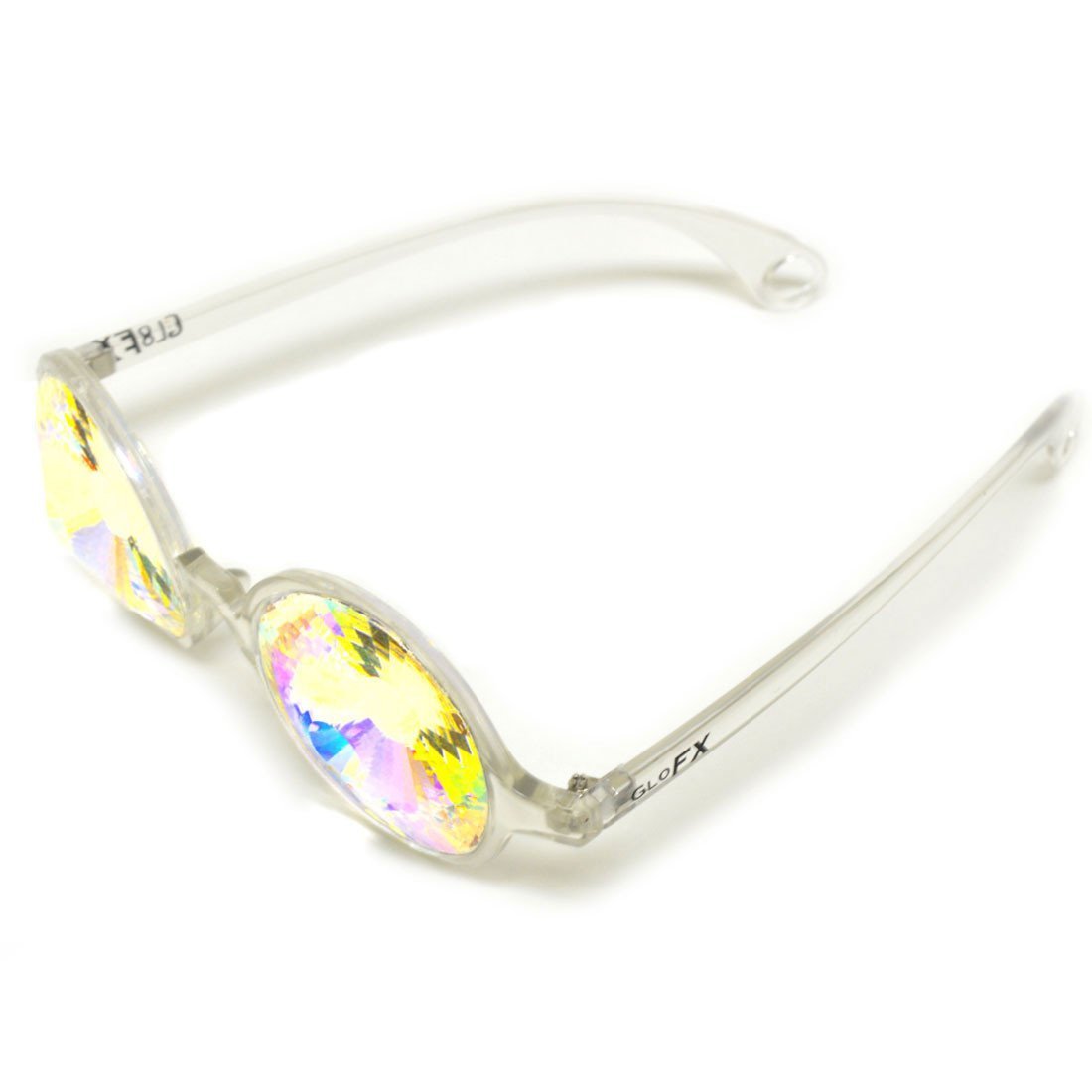 Clear Kaleidoscope Glasses - Rainbow Wormhole, Kaleidoscope, | iEDM