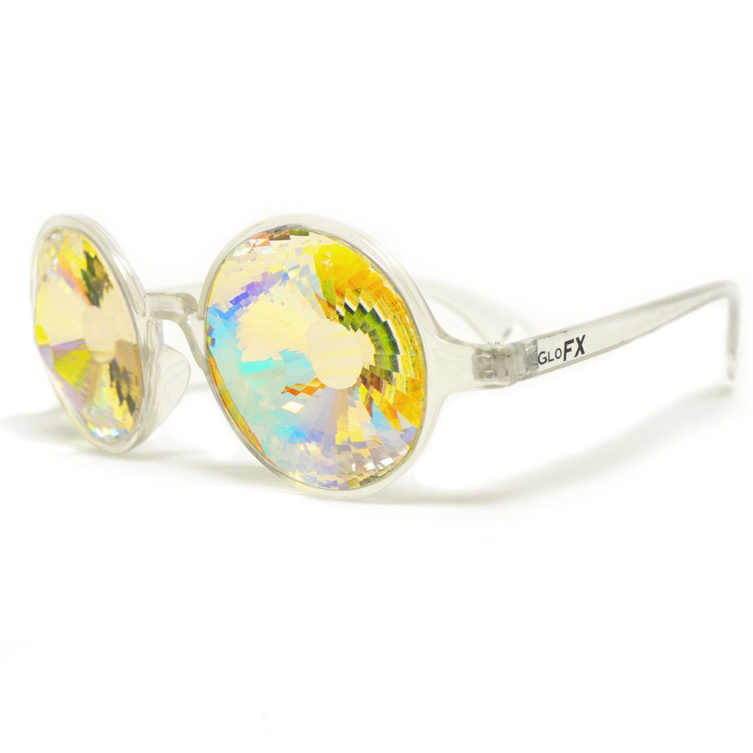 Clear Kaleidoscope Glasses - Rainbow Wormhole, Kaleidoscope, | iEDM