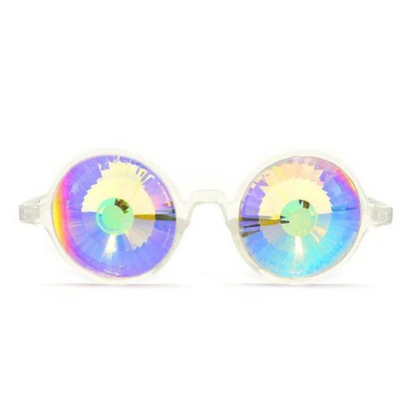 Clear Kaleidoscope Glasses - Rainbow Wormhole, Kaleidoscope, | iEDM