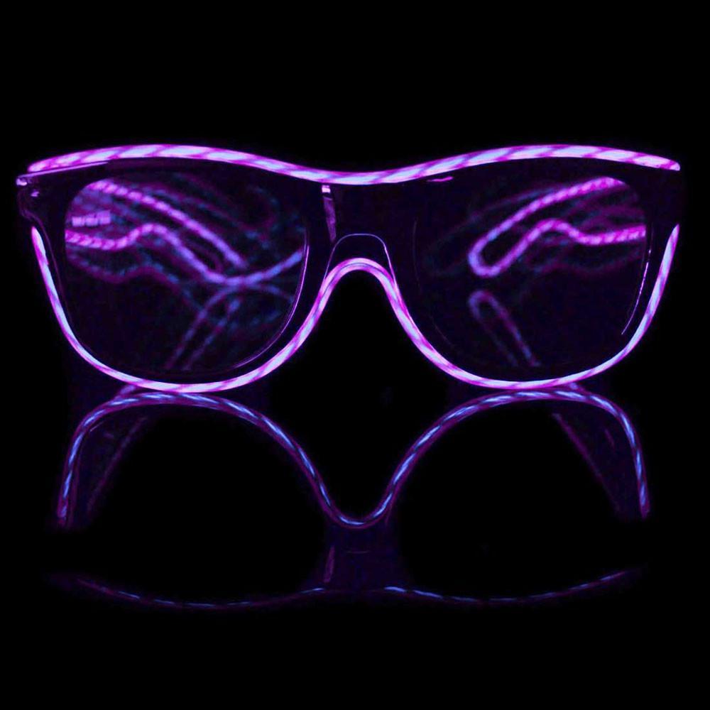 Customizable TRACER Luminescence Diffraction Glasses, Light up glasses, | iEDM