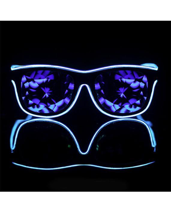 Customizable Ultimate Kaleidoscope Luminescence Glasses, Light up glasses, | iEDM