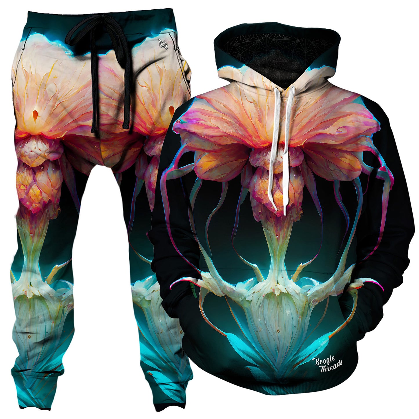 Living Anger Hoodie and Joggers Combo, Gratefully Dyed, | iEDM