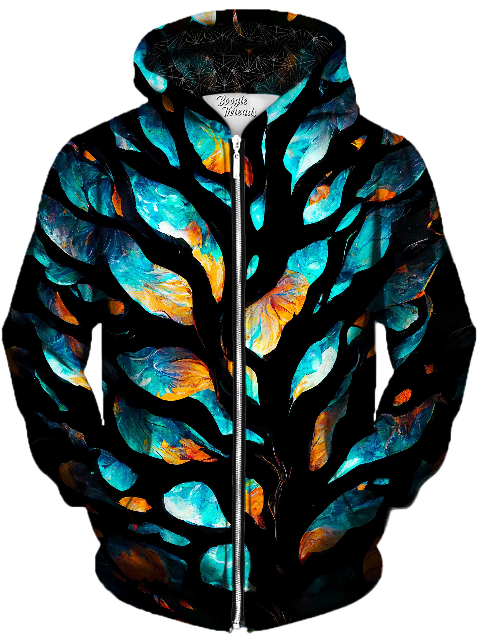 Lone Ideal Unisex Zip-Up Hoodie, Gratefully Dyed, | iEDM