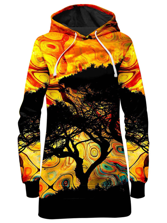 African Sun Hoodie Dress, Lucid Eye Studios, | iEDM