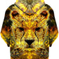 Cheetah Unisex Zip-Up Hoodie, Lucid Eye Studios, | iEDM