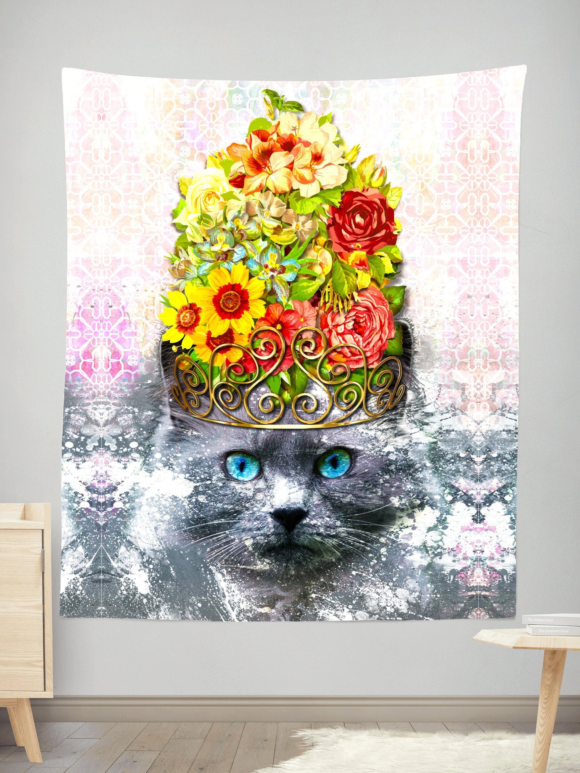 Finest Feline Tapestry, Lucid Eye Studios, | iEDM