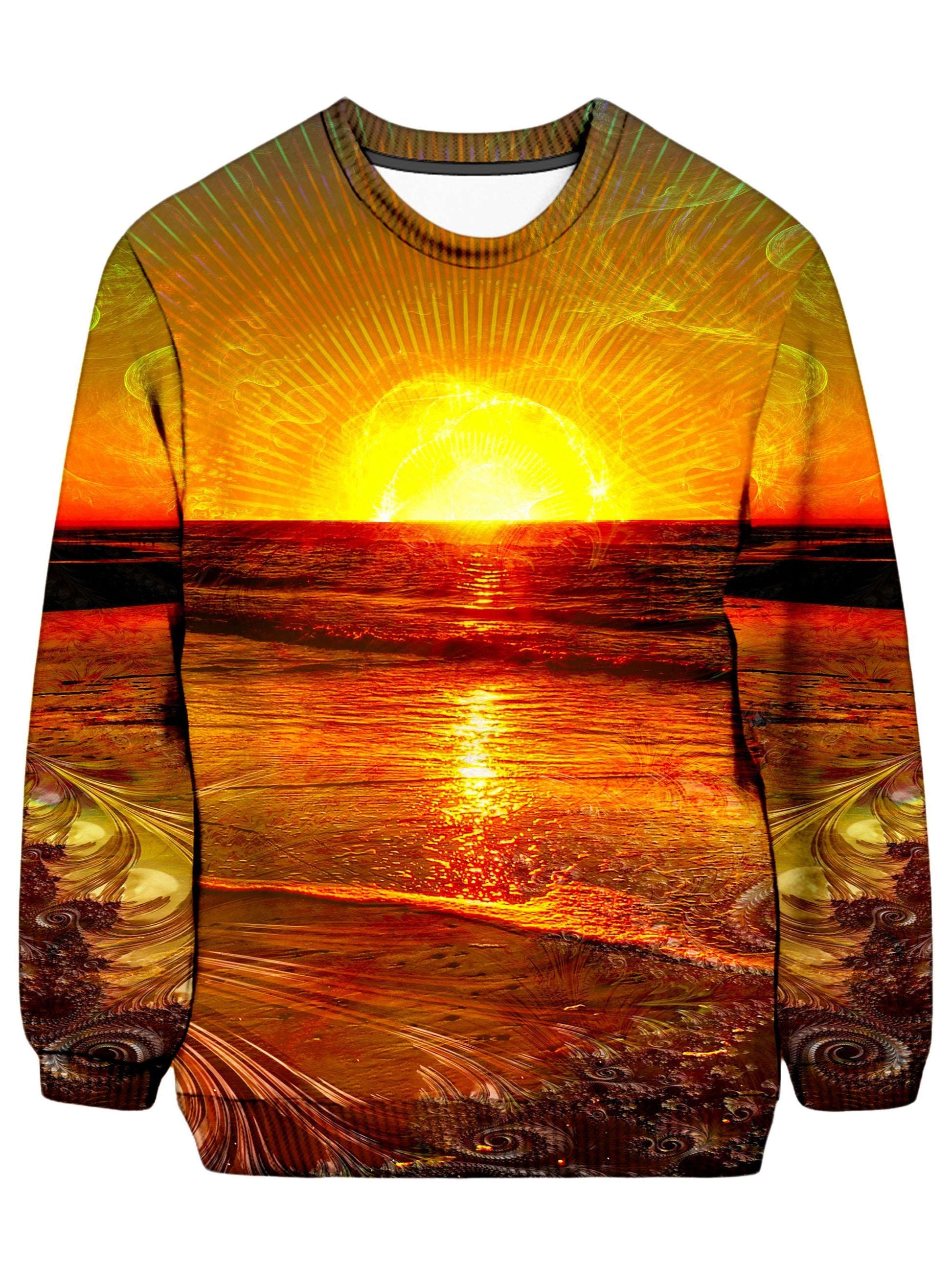 Fractal Sunset Sweatshirt, Lucid Eye Studios, | iEDM