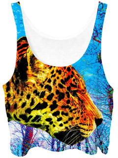 Lucid Eye Studios - Prowling Paws Crop Top