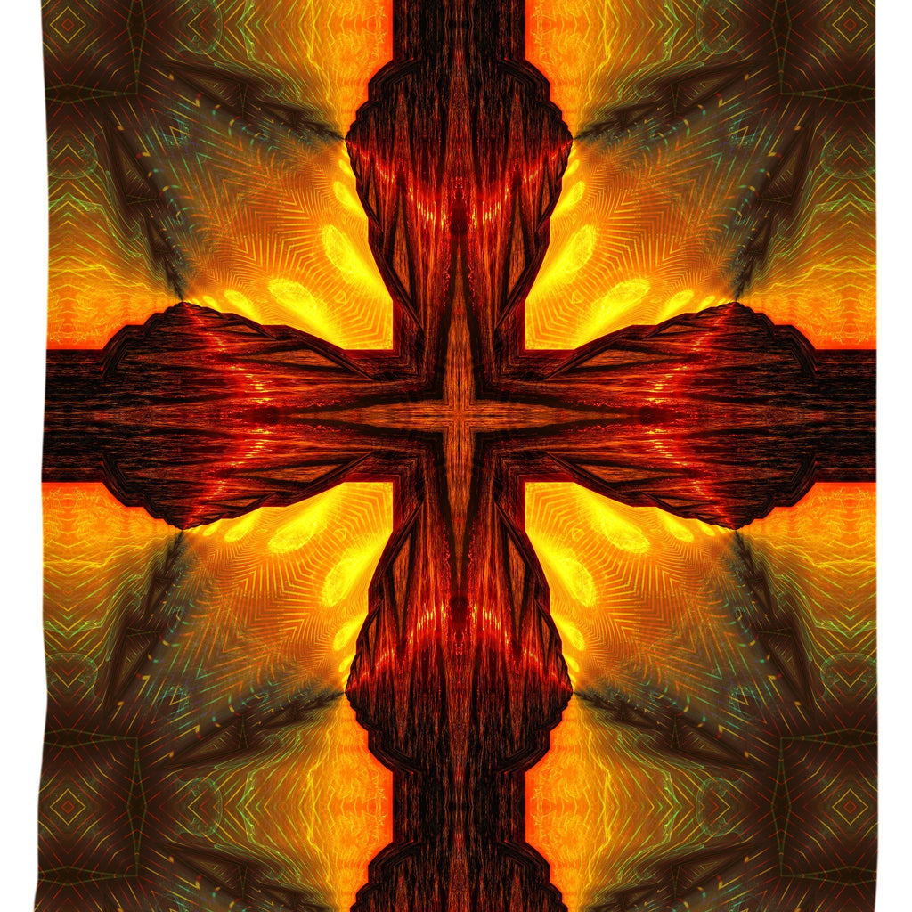 Psychic Cross Plush Blanket, Lucid Eye Studios, | iEDM