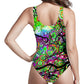 Radial Roots Low Cut One-Piece Swimsuit, Lucid Eye Studios, | iEDM