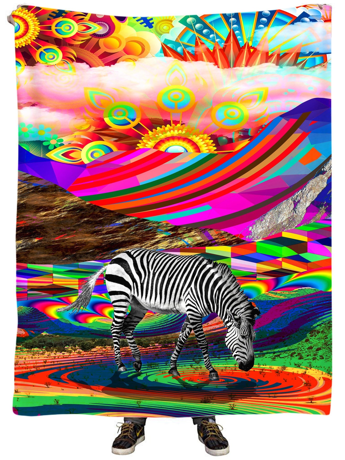 Rainbow Land Plush Blanket, Lucid Eye Studios, | iEDM