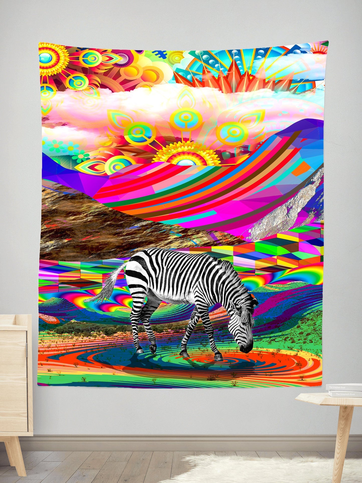 Rainbow Land Tapestry, Lucid Eye Studios, | iEDM