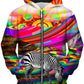Rainbow Land Unisex Zip-Up Hoodie, Lucid Eye Studios, | iEDM