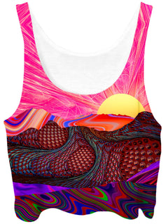 Lucid Eye Studios - Trippy Trek Crop Top